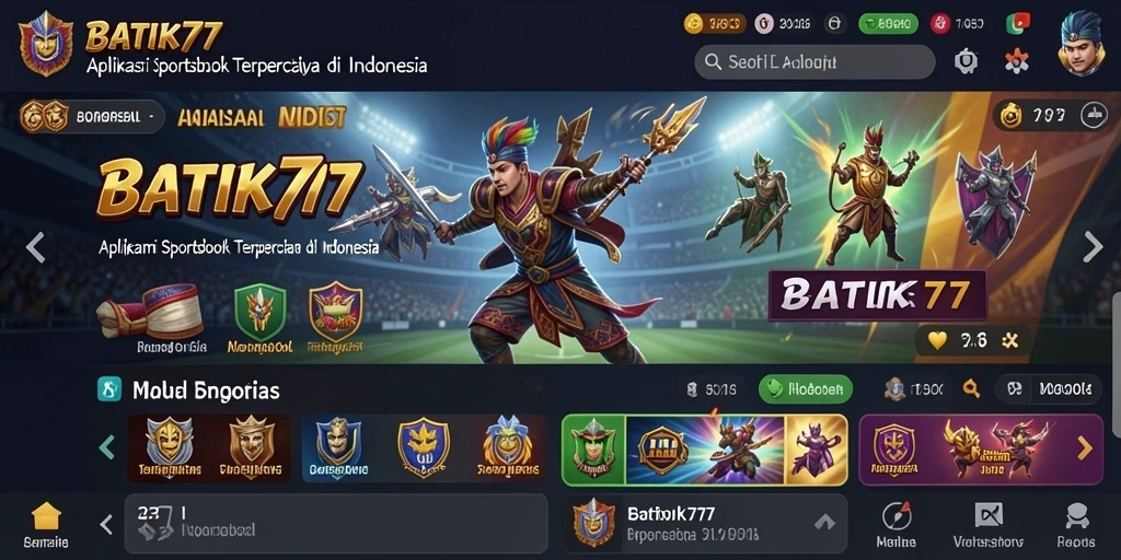 Tangkapan layar gameplay BATIK77 menampilkan fitur taruhan langsung yang mengasyikkan.