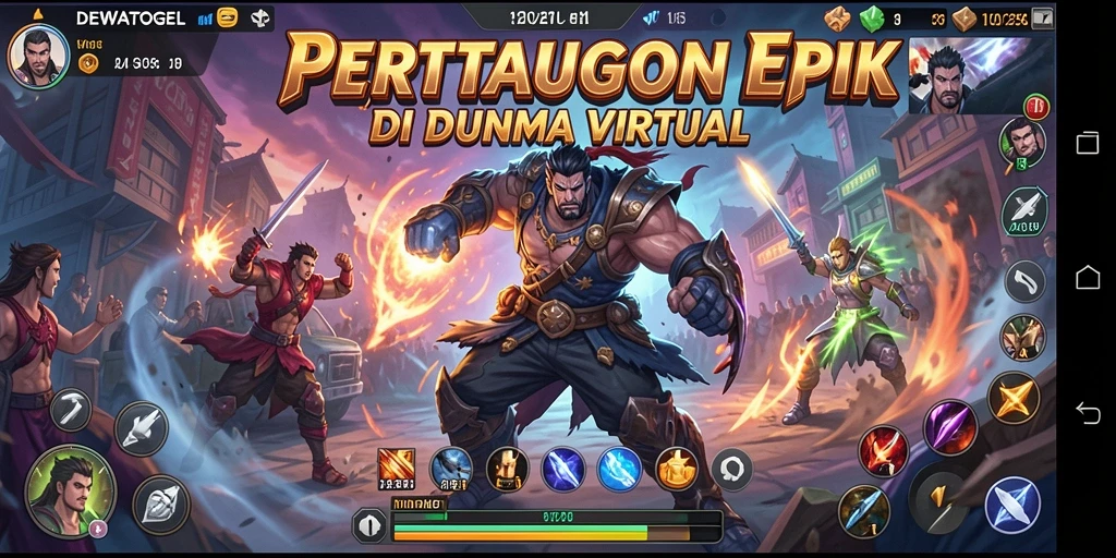 Gameplay seru DEWATOGEL dengan pertarungan yang mendebarkan.