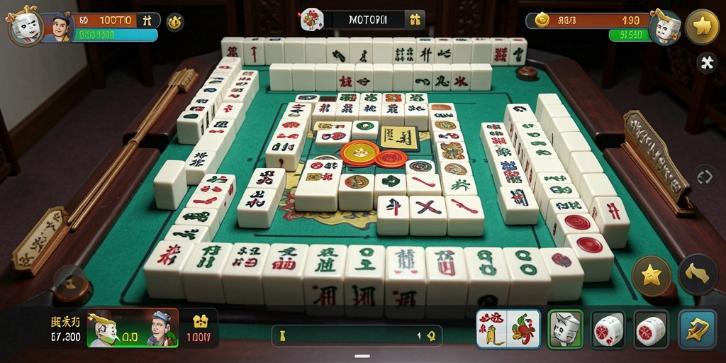 Gameplay menarik dari EXOTOTO yang menguji strategi Mahjong.