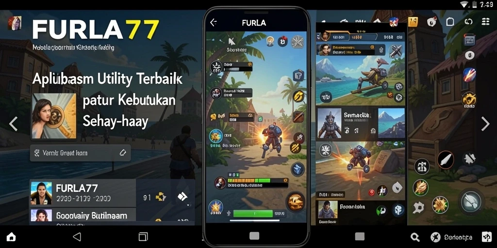 Tampilan antarmuka utama aplikasi Utility FURLA77.
