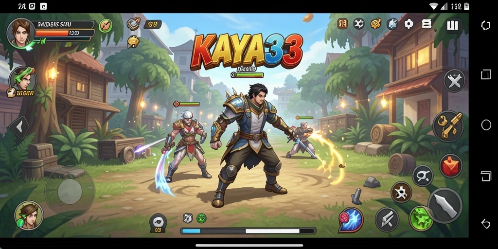 Skrinsut gameplay KAYA33 menunjukkan keseruan bermain game Casual.