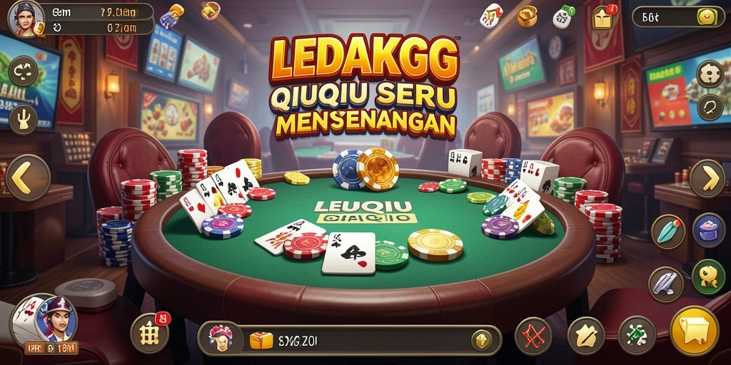 Tangkapan layar dari gameplay seru QiuQiu LEDAKGG.