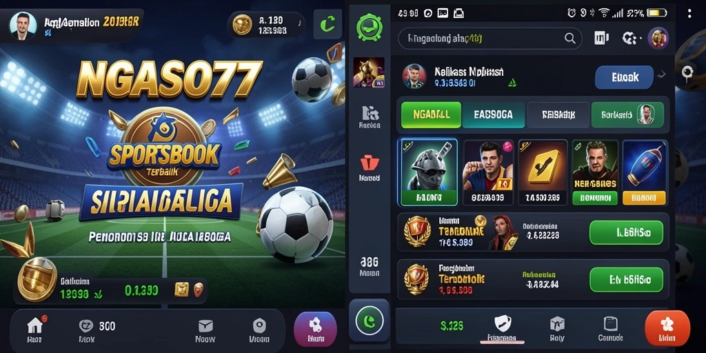 Tampilan gameplay seru dari aplikasi Sportsbook NGASO77
