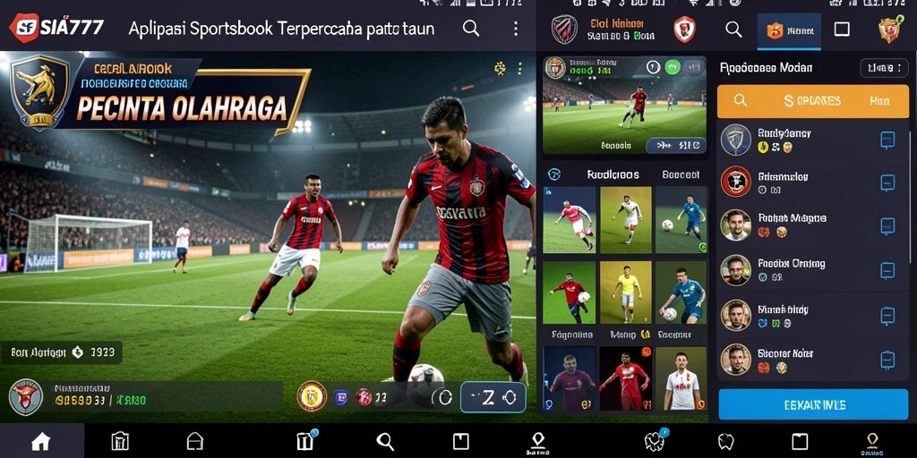 Tampilan gameplay SIA777 dengan berbagai pilihan taruhan olahraga.