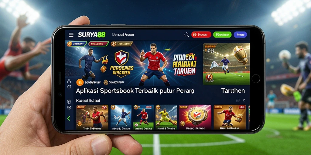 Tampilan menarik dari gameplay Sportsbook di SURYA88.