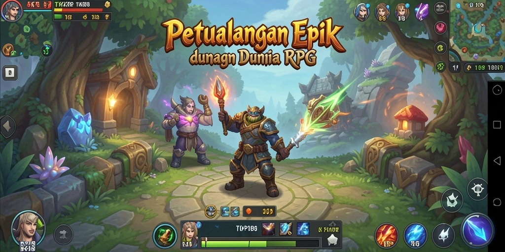 Tampilan gameplay TKP188 dengan pertempuran seru dan strategi mendalam.