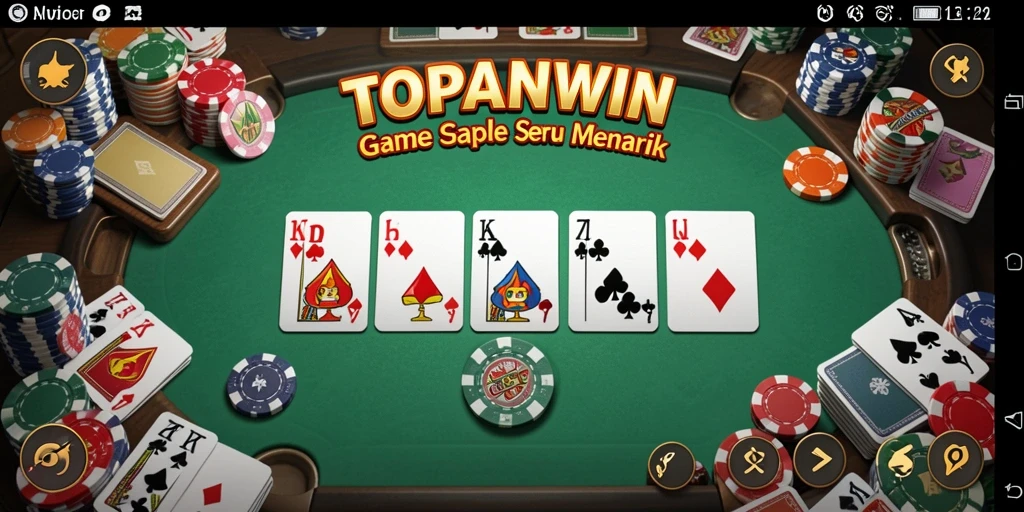 Mengambil screenshot gameplay seru dari permainan Gaple di TOPANWIN.